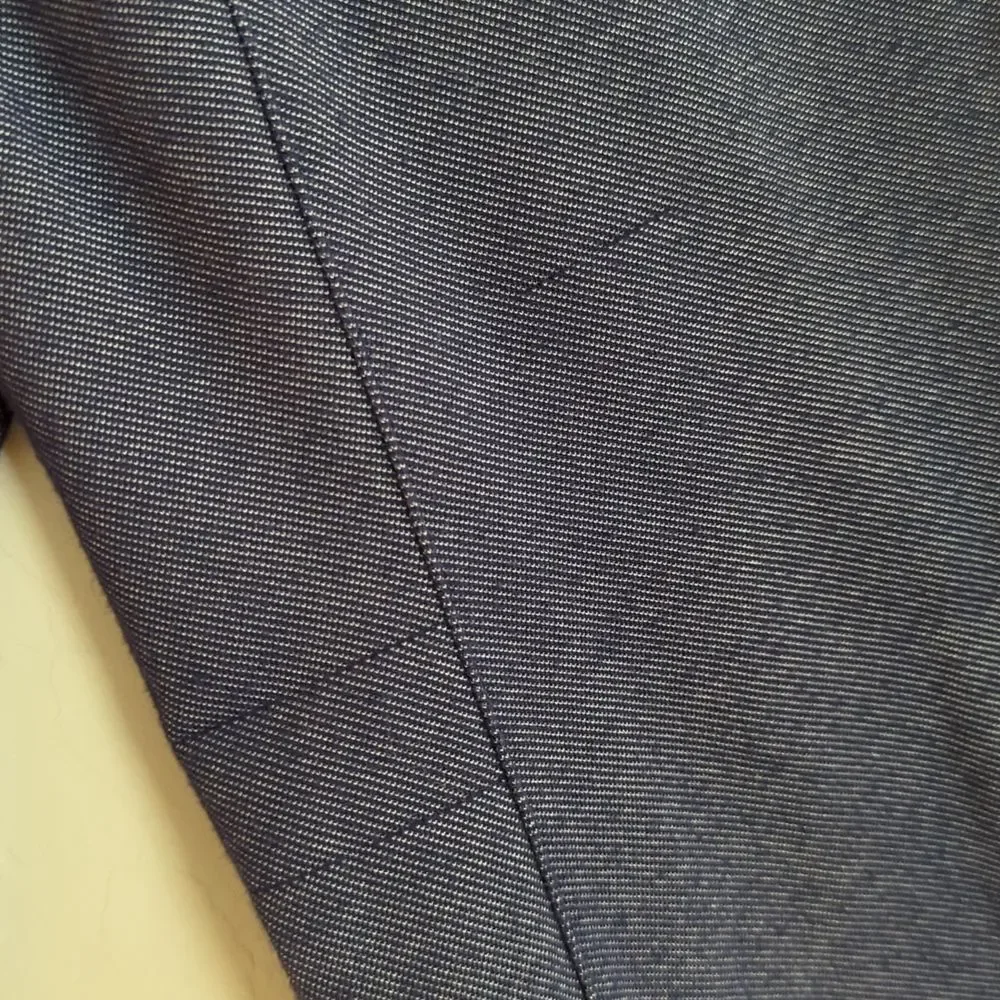 Nike Golf Sport Dark Blue Button Down 3/4 Sleeve Polo Shirt - Size L